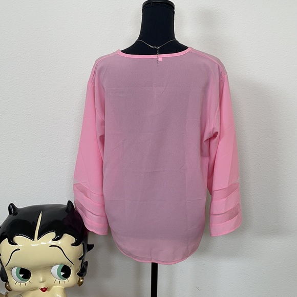 Dog Lovers IHeartDogs Long Flare Sleeve Top Size L - Picture 5 of 5